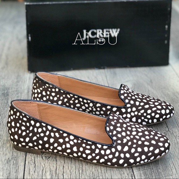 J. Crew Shoes - J.Crew Leopard Calf Hair Cora Loafers W AUTHENTIC